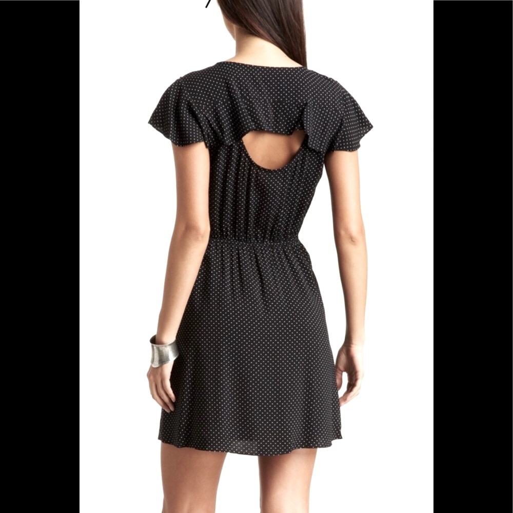 BCBGeneration Polka Dot Ruffled dress